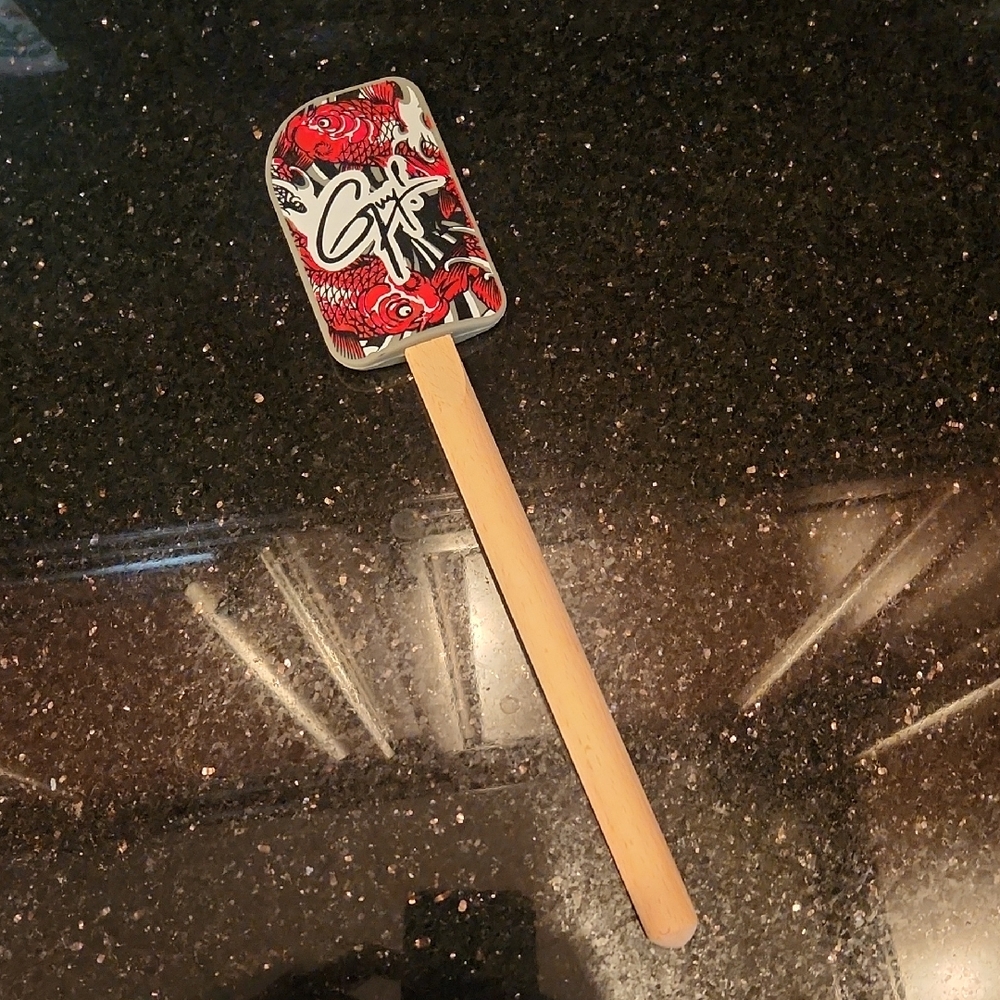 Guy Fieri Red and Black Spatula w/Koi